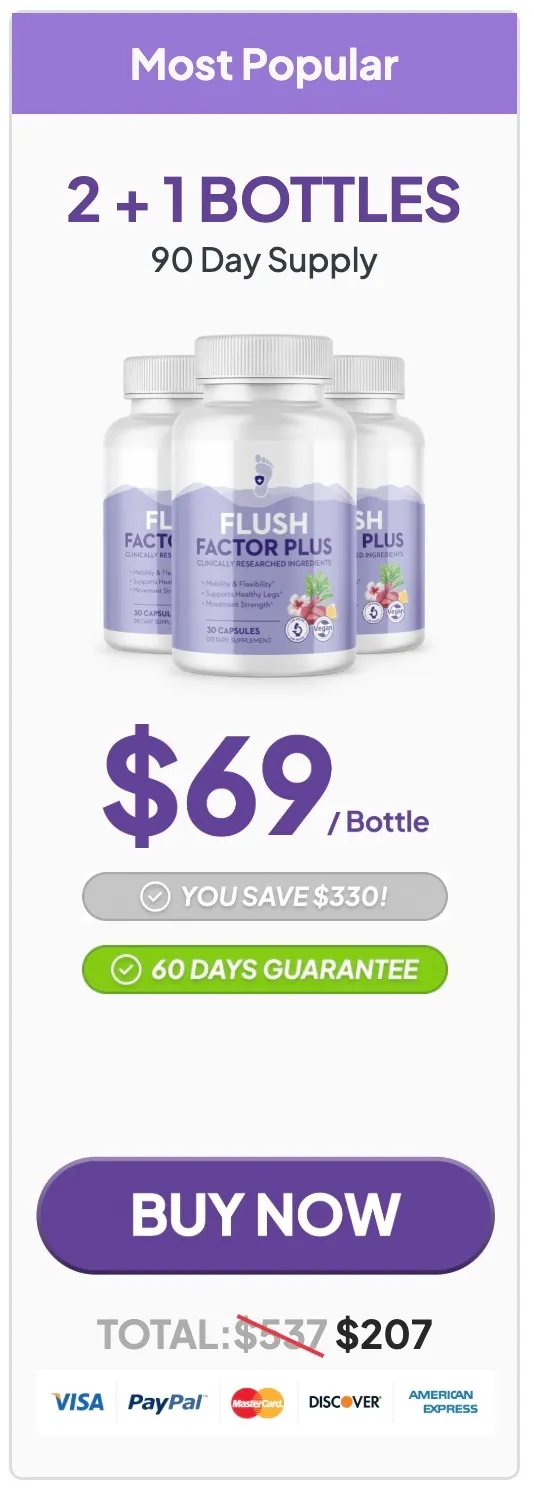 Flush Factor Plus 90 day supply
